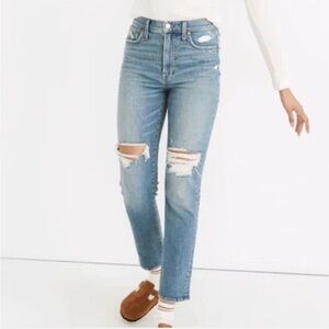 🌻Madewell The Momjean High-Rise Vintage Fit Blue Denim Women’s Jeans Size 28